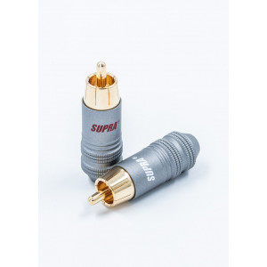 Supra RCA-6SC - RCA-stik (2-pak)