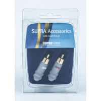 Supra RCA-6SC - RCA-kontakt (2-pack) - Kabeltillbehör