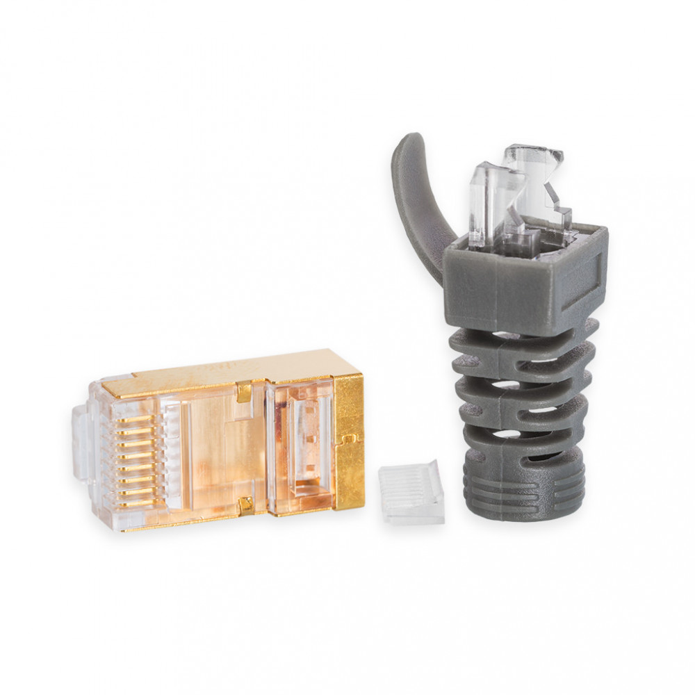 Supra RJ45 CAT8 MALE ETHERNET PLUG 50-pack - Nätverkskablar - Ethernetkablar