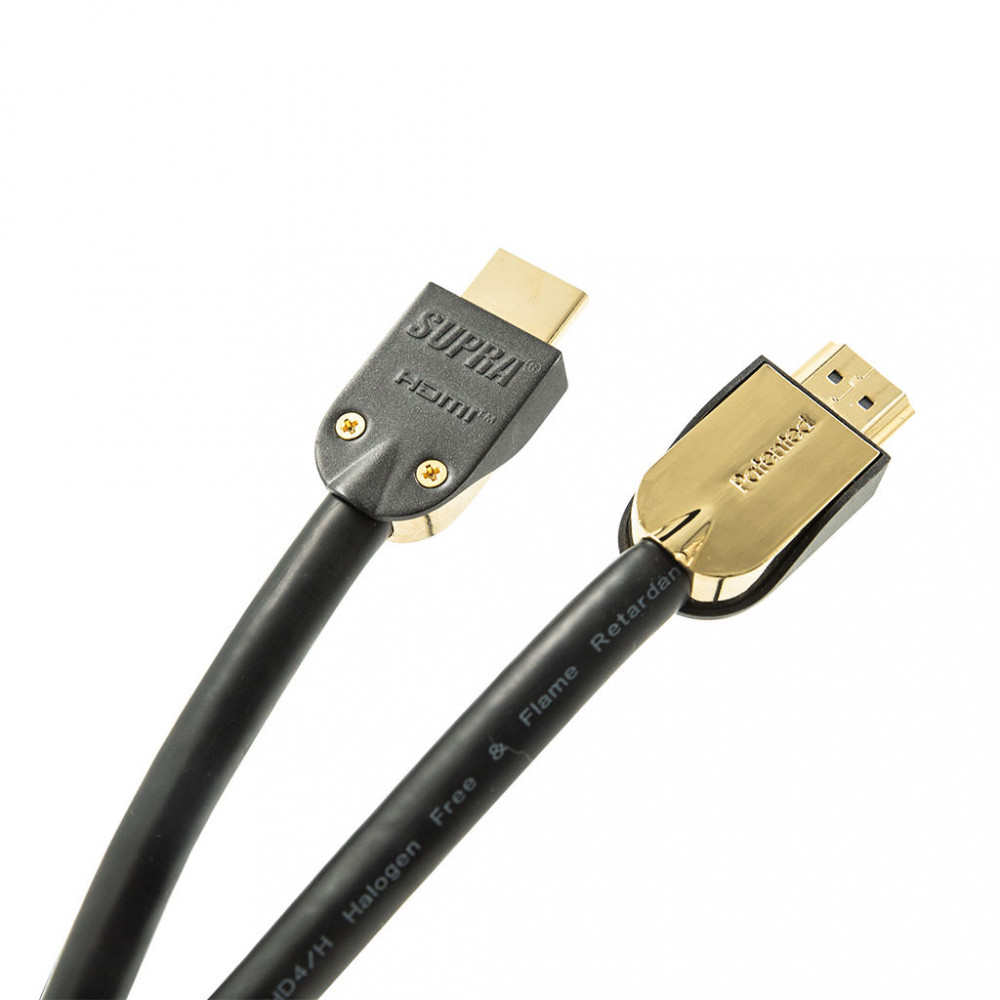 Supra HDMI 2.0 UHD4K FRHF Svart (6-15M) - HDMI kabler