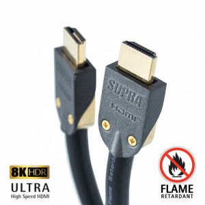 Supra HDMI 2.1 UHD8K FRHF Sort (1-5M)