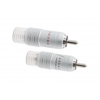 Supra RCA-8SL Rhodium RCA-Stecker (2er-Pack) - Kabelzubehör