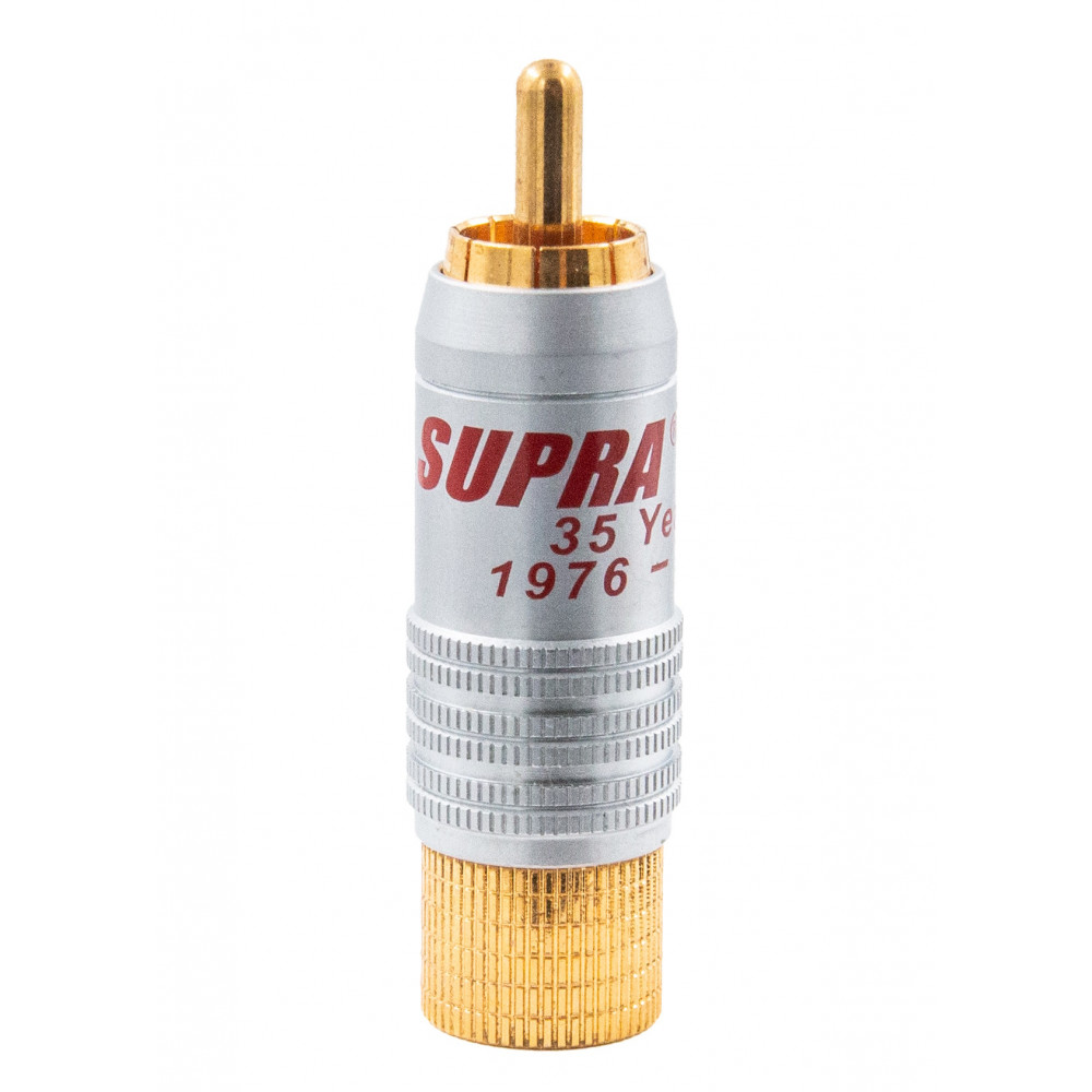 Supra RCA-8SL RCA-liitin (2-pack) - Kaapelitarvikkeet