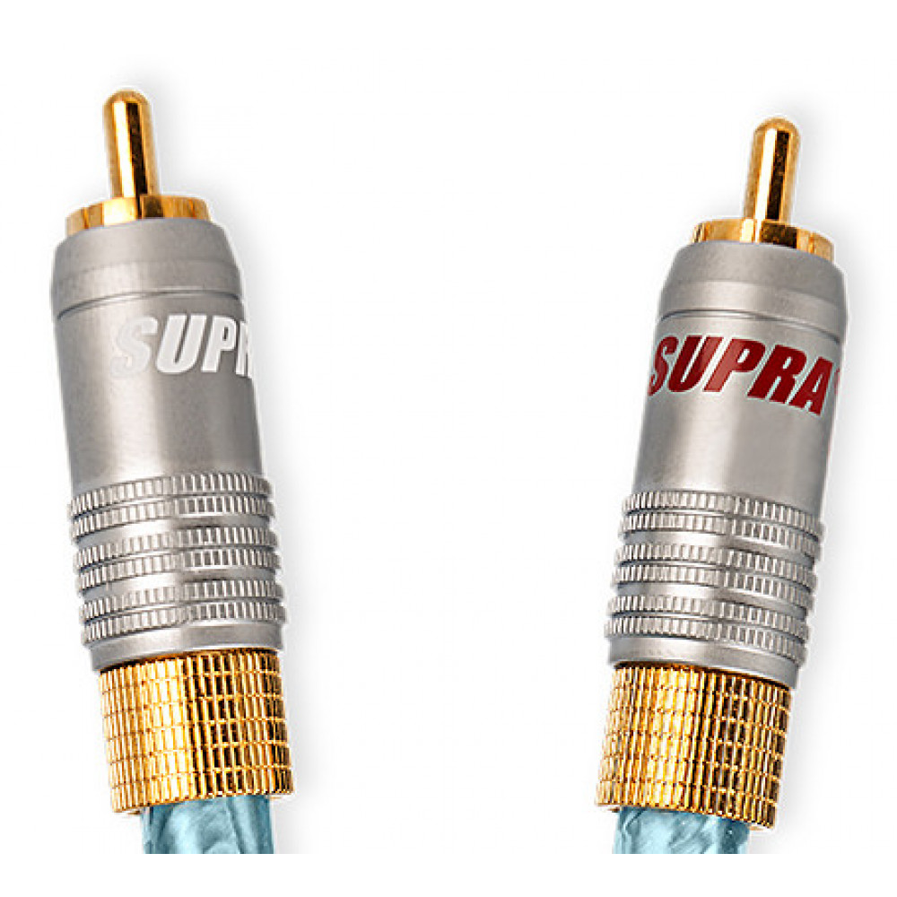 Supra RCA-8SL RCA connector (2-pack) - Cable accessories