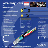 Chord Clearway USB A-B - USB-kabler